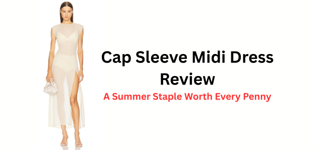 Cap Sleeve Midi Dress