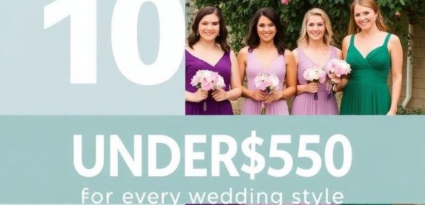 Bridesmaid Dresses Under $50